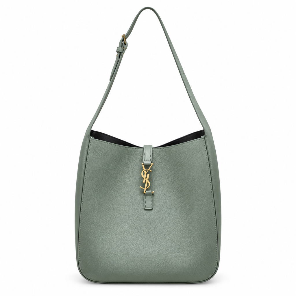 Saint Laurent Le 5 à 7 Hobo Bag – Sage Green