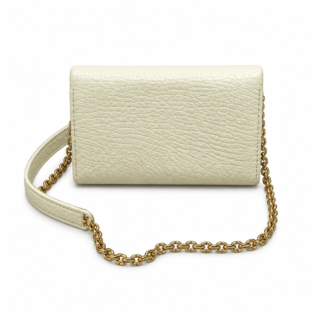 YSL Saint Laurent Envelope Chain Bag Ivory