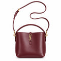 YSL Le 37 Bucket Bag – Burgundy Smooth Leather