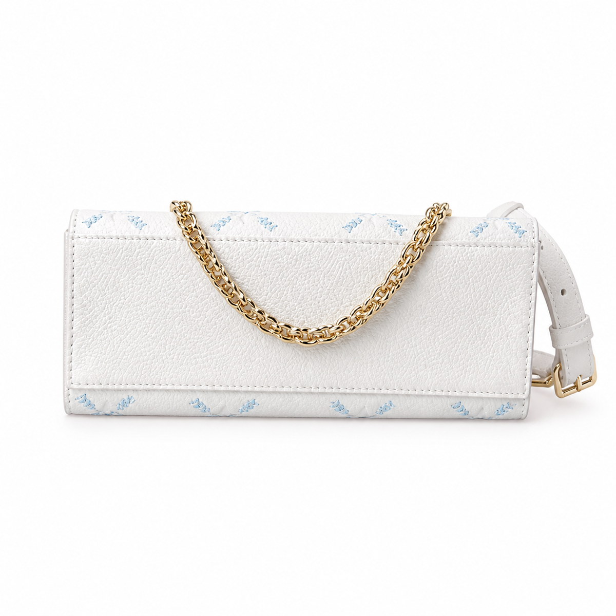 Louis Vuitton OnTheGo BB — Embroidered Monogram Empreinte in Crème & Bleu Glacier