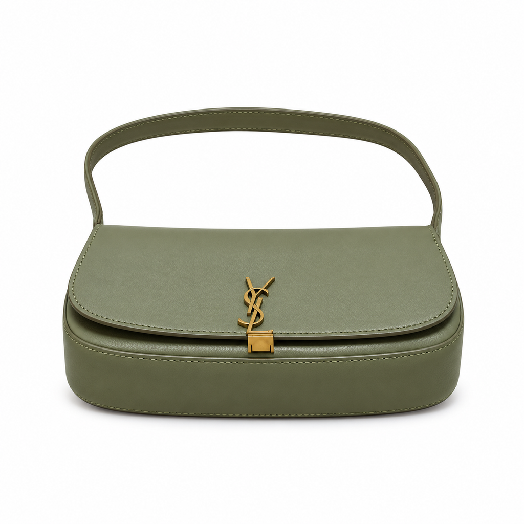 Saint Laurent Voltaire Shoulder Bag in Sage Green