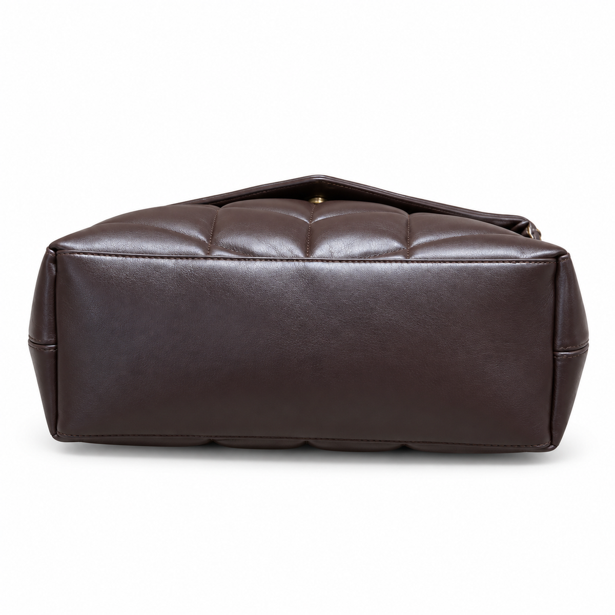 Saint Laurent Loulou Puffer Small Bag – Dark Brown