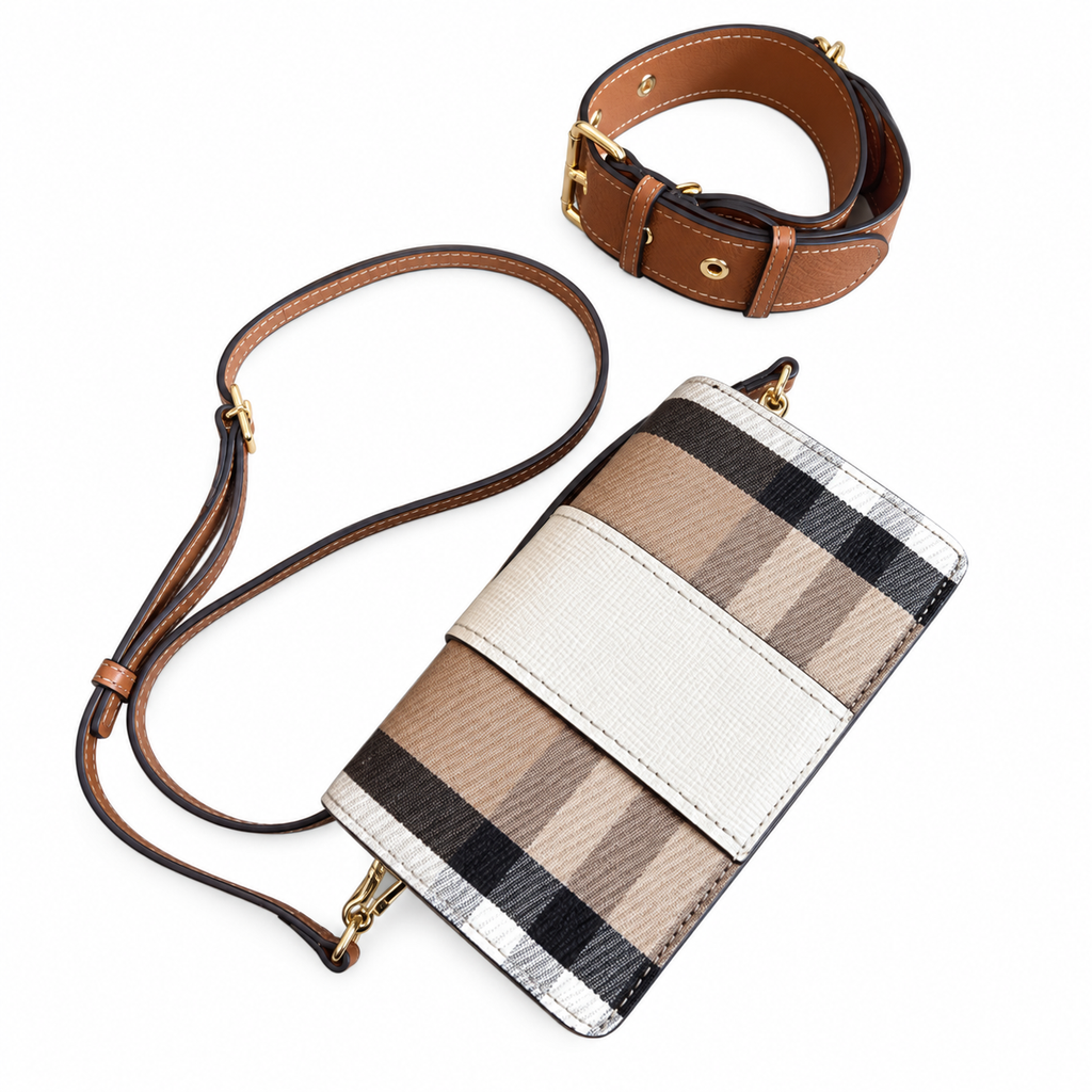 Burberry Signature Mini Crossbody Bag