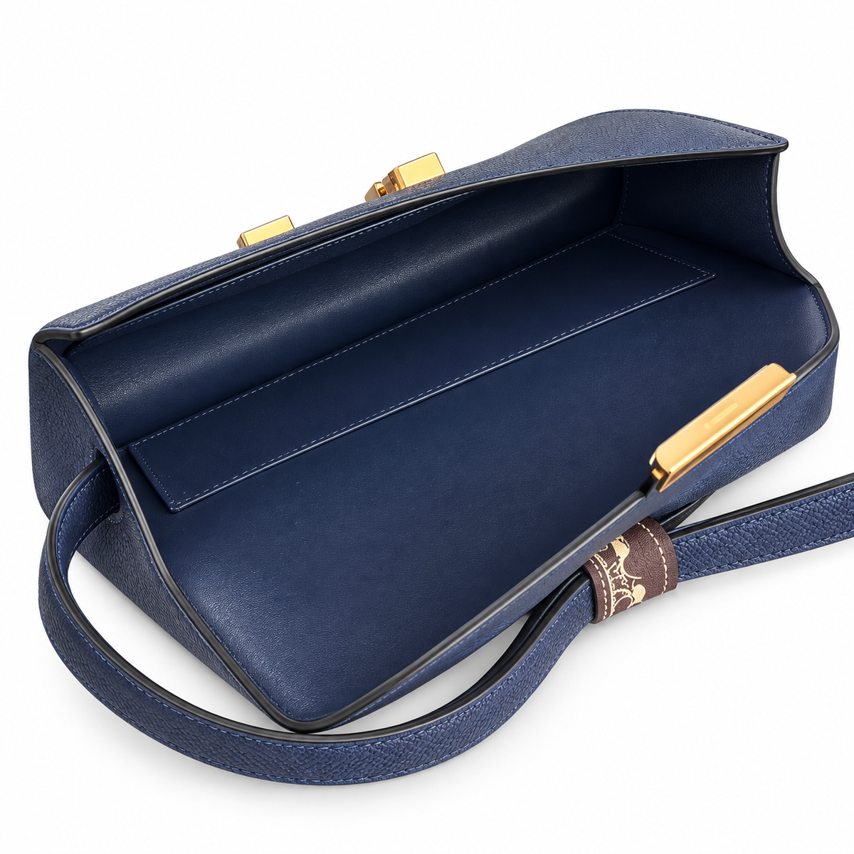 Hermès Lindy 26cm Crossbody Bag – Sapphire Blue | Luxury Leather Handbag