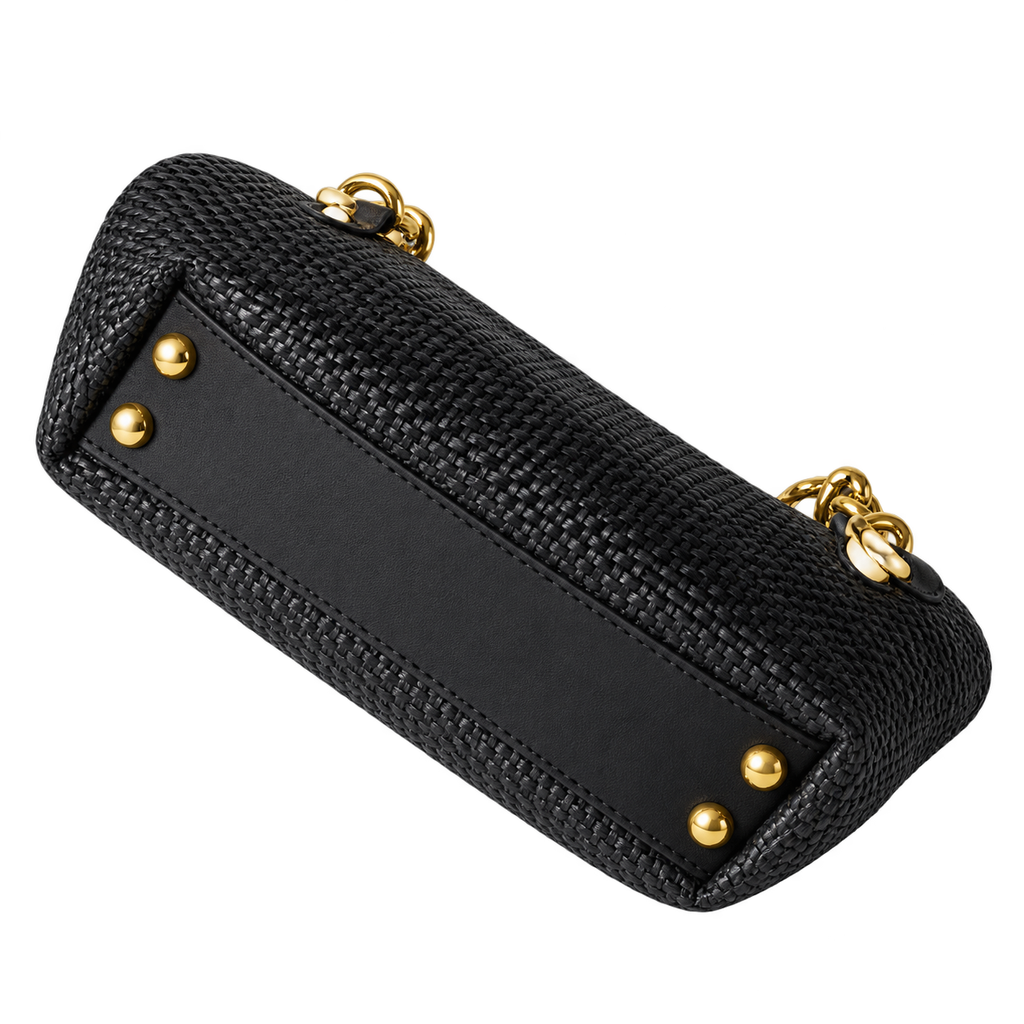 Chanel Classic Quilted Handbag | CC Hardware & Gold Chain — 28cm