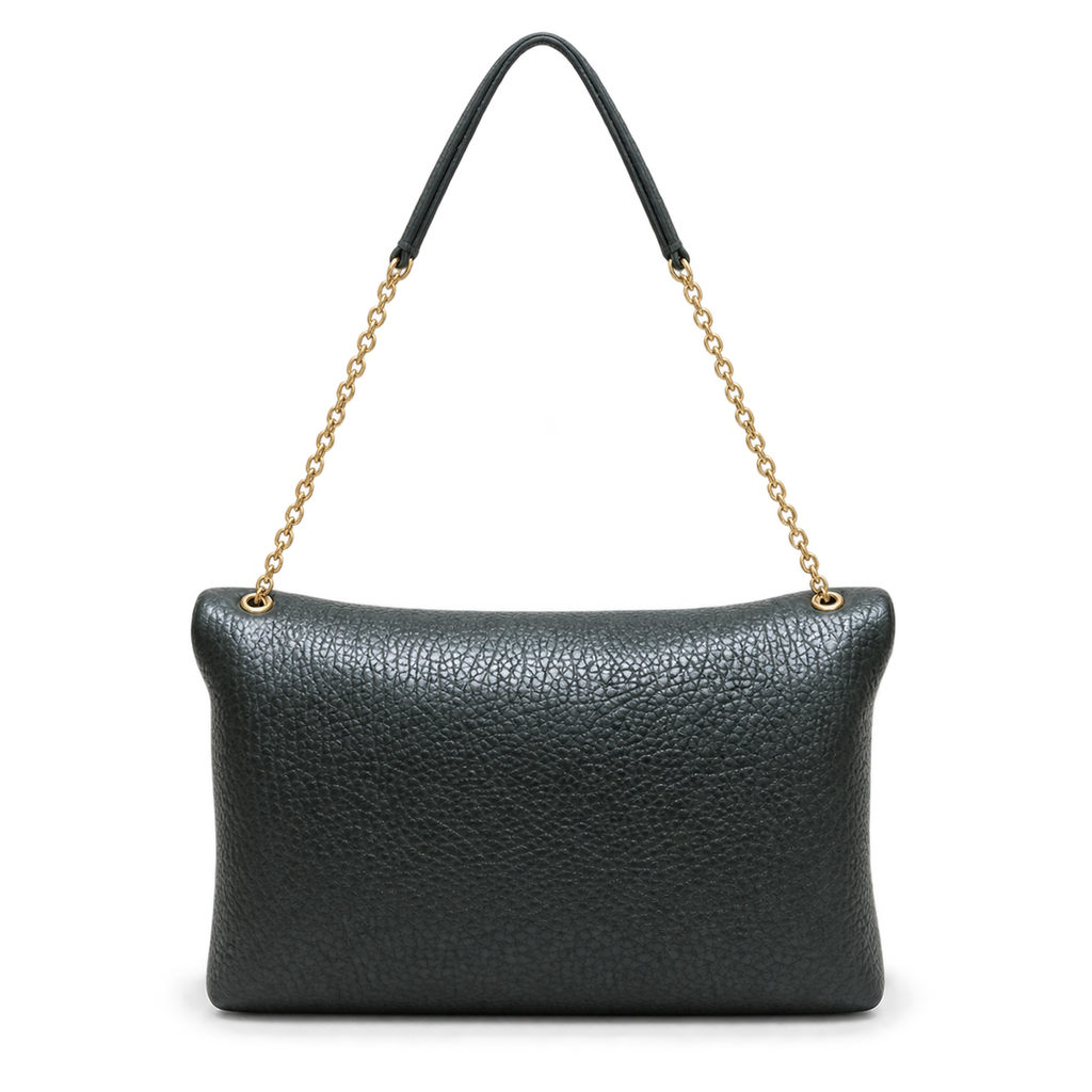 YSL Saint Laurent Envelope Chain Bag Dark Green