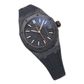 NORQAIN Independence 40mm Carbon Black Orange Watch