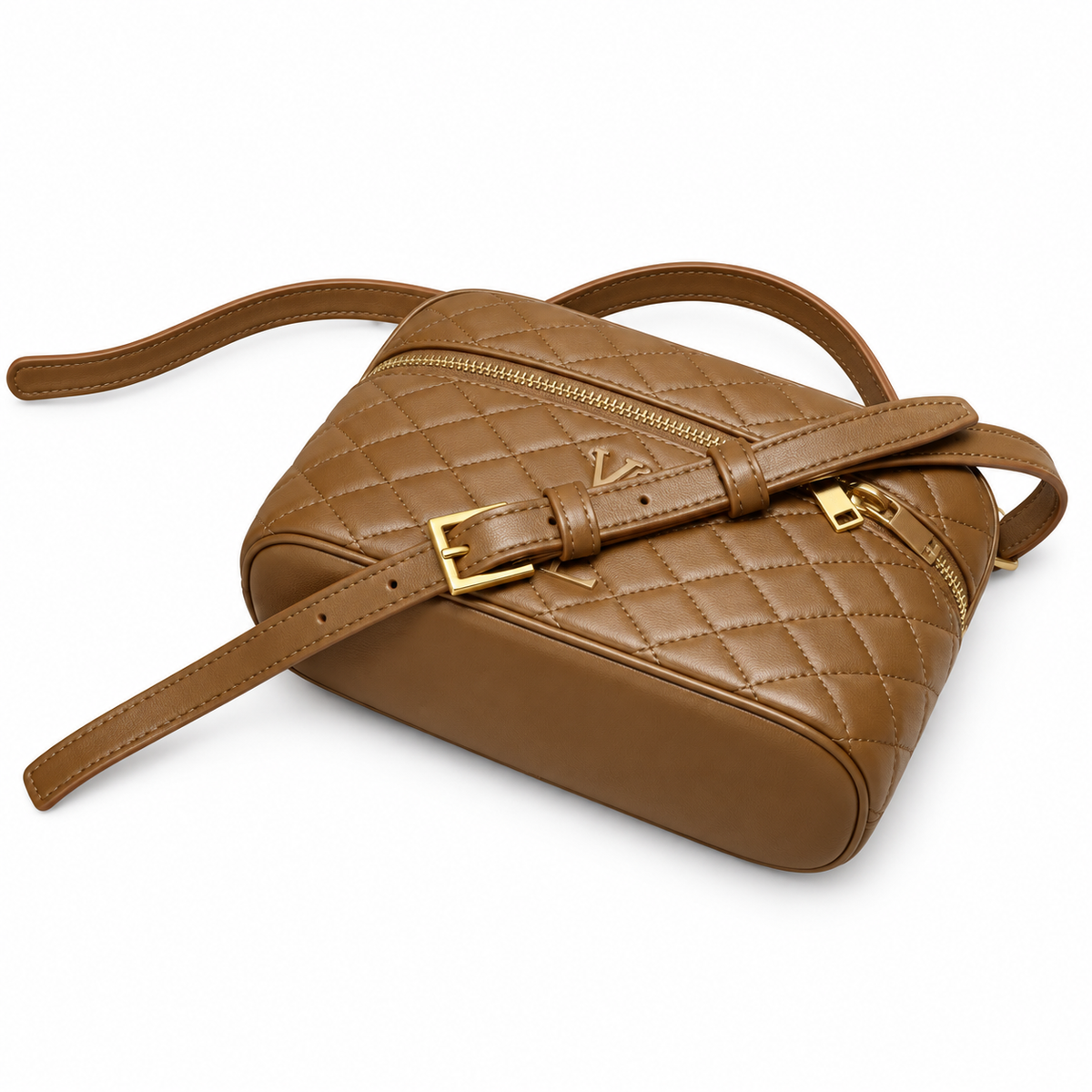 YSL Gaby Vanity Bag – Caramel Quilted Leather