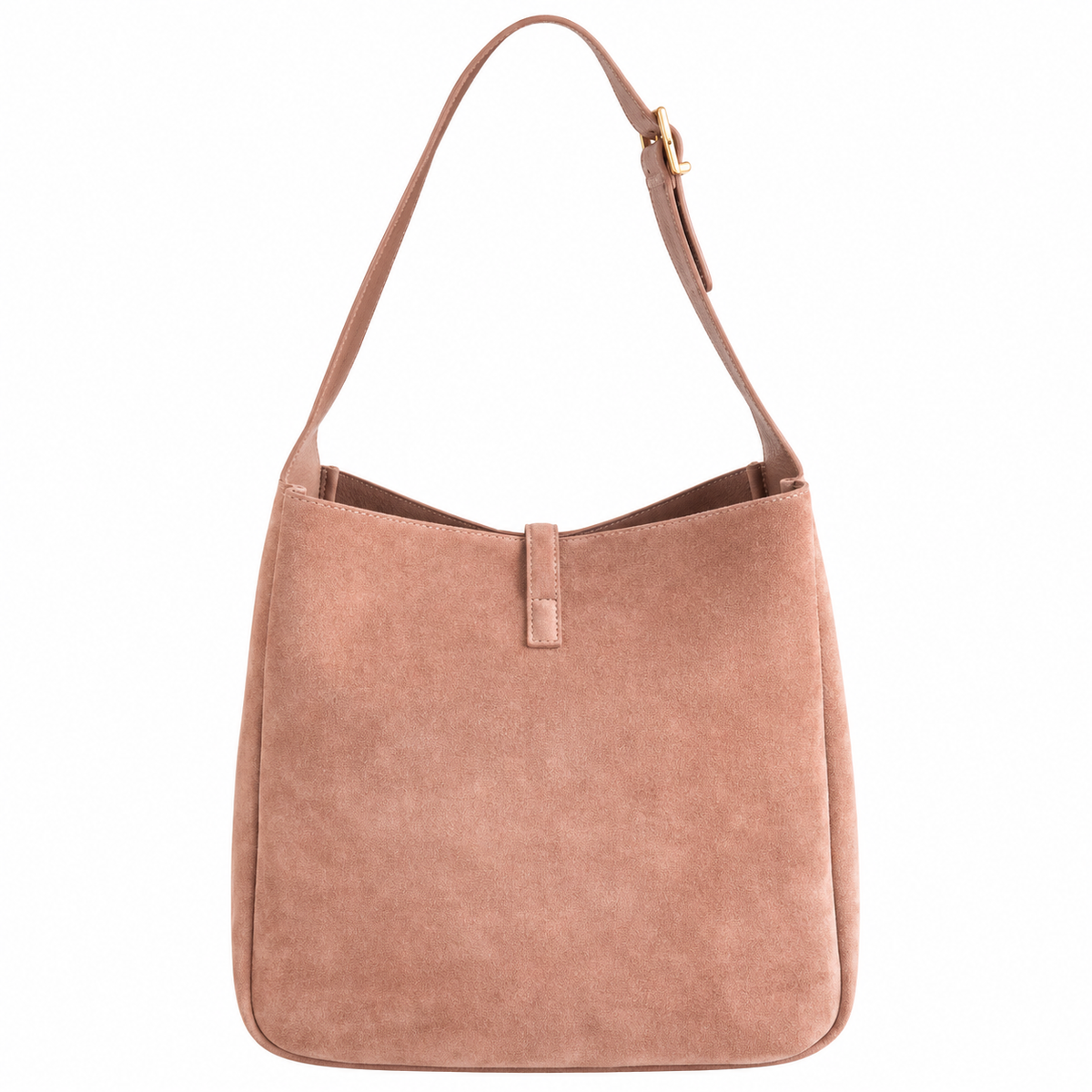 YSL Le 5 à 7 Hobo Bag – Pink Suede