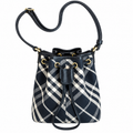 Burberry Heritage Check Drawstring Bucket Bag
