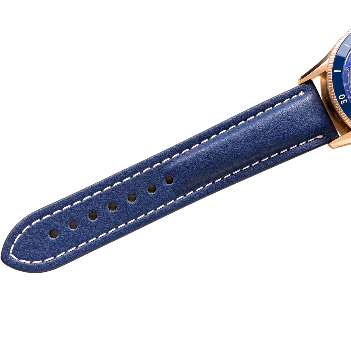 Blancpain Air Command Flyback Chronograph Rose Gold Blue Watch