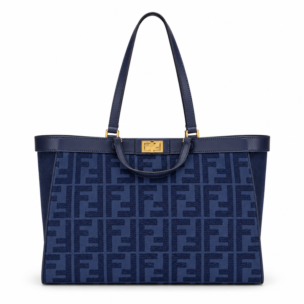 Fendi Large Tote Bag 40cm – FF Monogram Shopper Bag