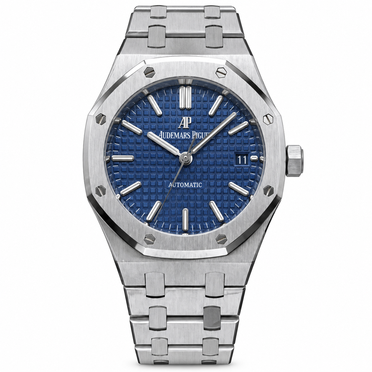 Audemars Piguet Royal Oak Selfwinding 15450ST Blue Grande Tapisserie Dial Stainless Steel Bracelet 37mm